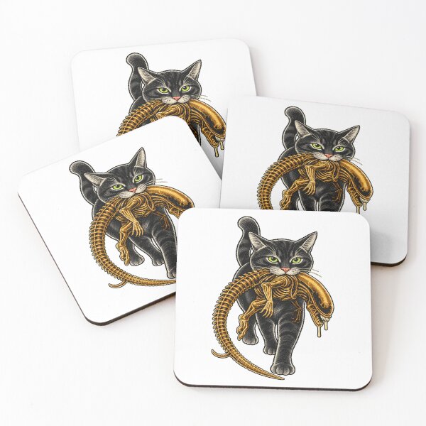 Item preview, Cat Carrying Alien Halloween designed and sold by Kladhadredo.