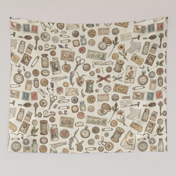 Item preview, Vintage Sewing & Antique Ephemera Treasures Pattern designed and sold by lungpleecha.