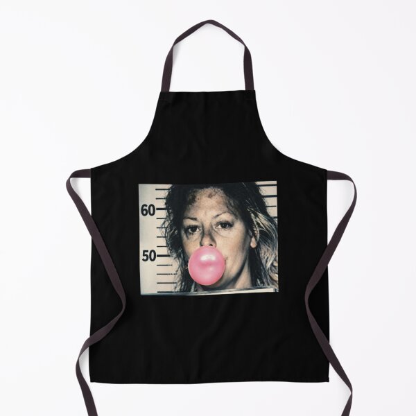 Item preview, Aileen Wuornos Mugshot Blowing Pink Bubble designed and sold by Jessi-Scott-Art.