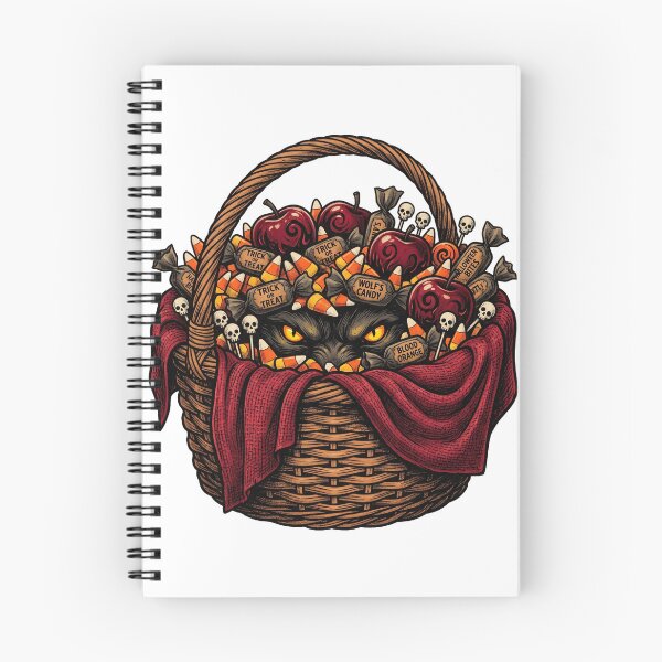 Aperçu de l'œuvre Poisoned Apple Halloween Candy Basket créée et vendue par AURA Vibes.