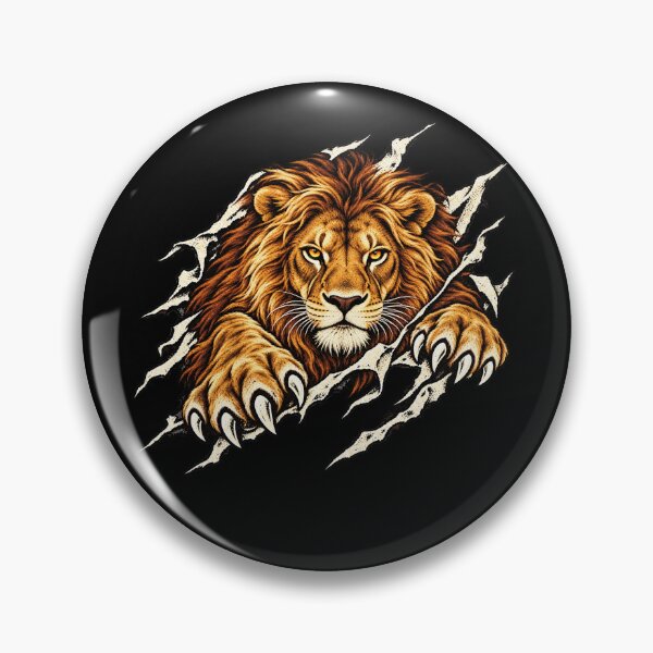 Item preview, Lion Ripping Through Claw Scratch Wild Animal designed and sold by Kladhadredo.