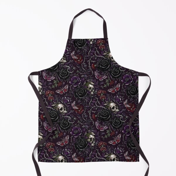 Item preview, Haunted Botanical — Dark Floral Skull Pattern | Hashola Designs designed and sold by Hashola Designs.