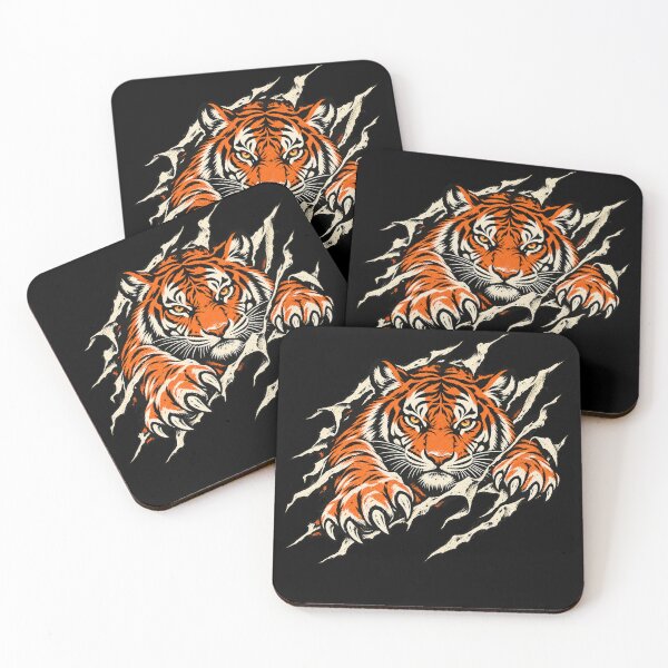 Item preview, Tiger Ripping Through Claw Scratch Wild Animal designed and sold by Kladhadredo.