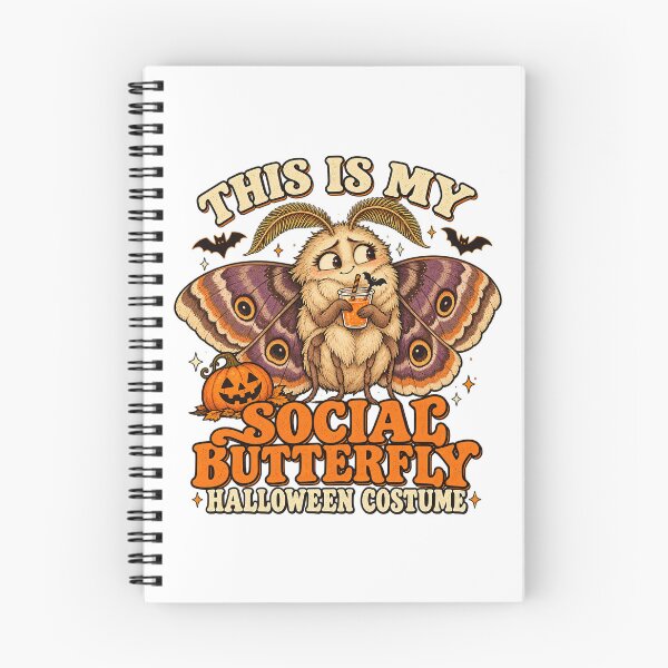 Item preview, THIS IS MY SOCIAL BUTTERFLY HALLOWEEN COSTUME designed and sold by WheelieGdArt.
