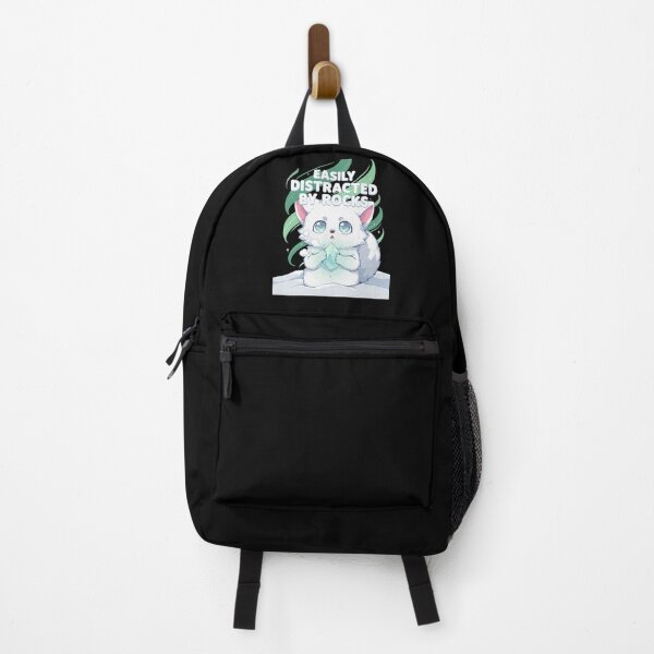 Item preview, Easily Distracted By Rocks Kawaii Arctic Fox Cub Green Crystal Aurora Snow Cute Pastel Winter Anime Design designed and sold by DarylWelsh2024.