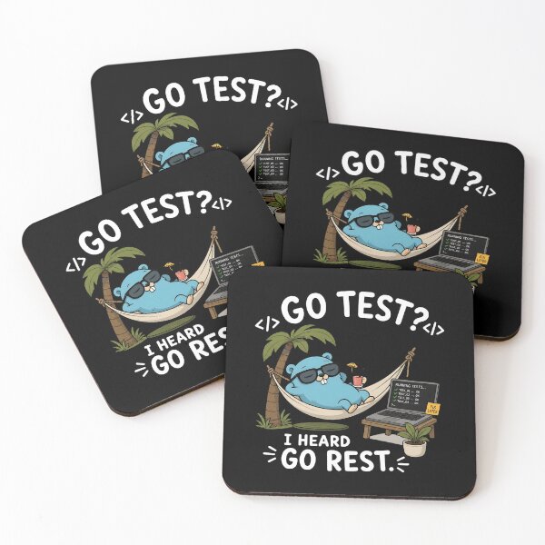 Item preview, Golang gopher mascot command go rest designed and sold by Olena Du.