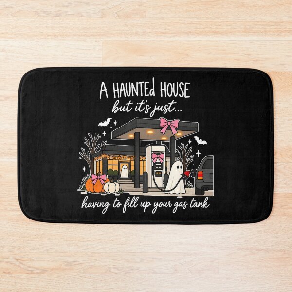 Item preview, Haunted Gas Station Halloween Ghost Humor designed and sold by NoeValdric.