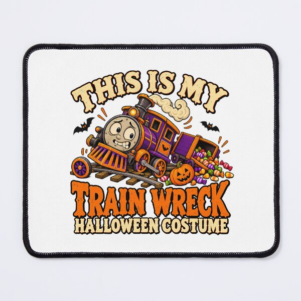 Item preview, THIS IS MY TRAIN WRECK HALLOWEEN COSTUME designed and sold by WheelieGdArt.