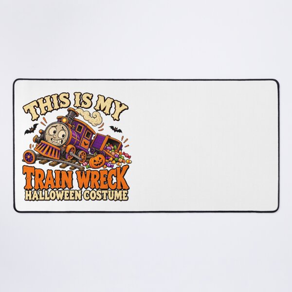 Item preview, THIS IS MY TRAIN WRECK HALLOWEEN COSTUME designed and sold by WheelieGdArt.