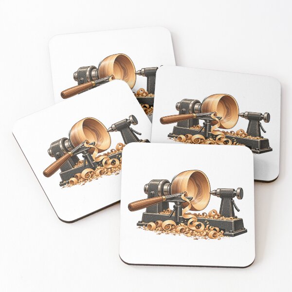 Item preview, Woodturner Bowl Maker – Lathe and Turning Tool Art designed and sold by UrbanCanvvas.
