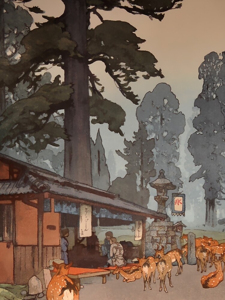 Way To Kasuga Shrine 1938 Hiroshi Yoshida Japanese Art by spameris86