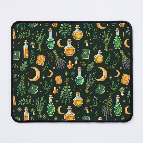 Item preview, Witch's Apothecary — Cottagecore Potion Pattern | Hashola Designs designed and sold by Hashola Designs.