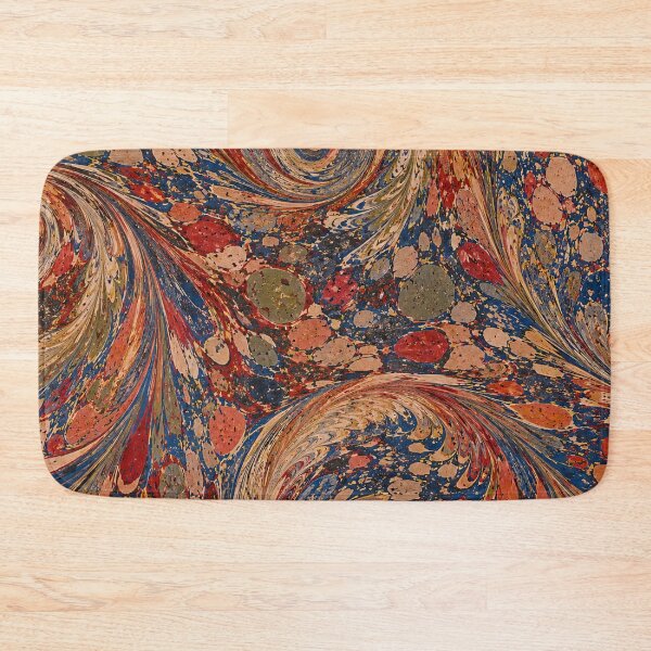 Item preview, Antique Endpaper Prints Ornate Spirals Colourful Bookish Designs designed and sold by PinUpPizzazz.