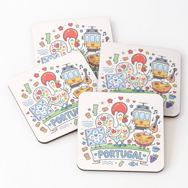 Item preview, Cute Portugal Kawaii Doodles designed and sold by Amir Faysal.
