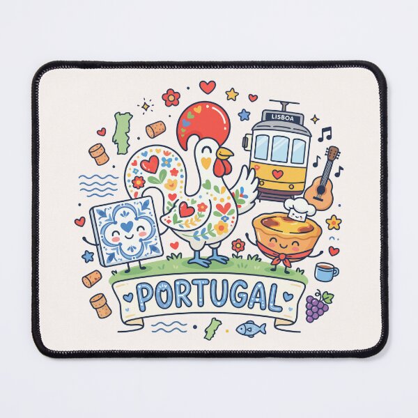 Item preview, Cute Portugal Kawaii Doodles designed and sold by Amir Faysal.