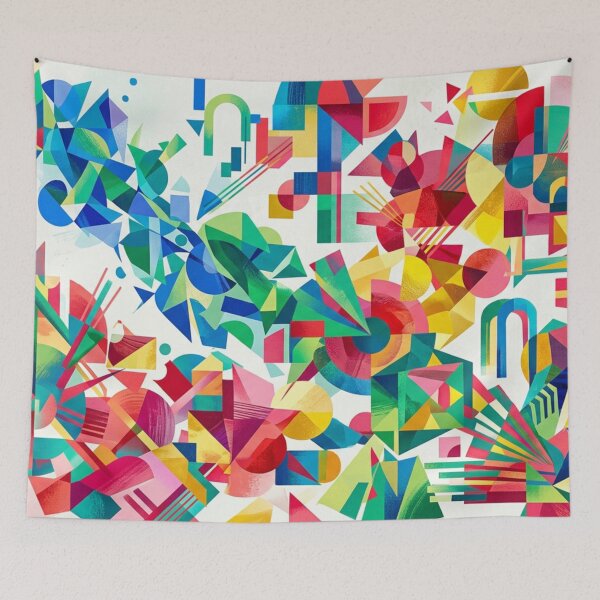 Item preview, A riot of color in the harmony of geometric forms designed and sold by Sigtrix.