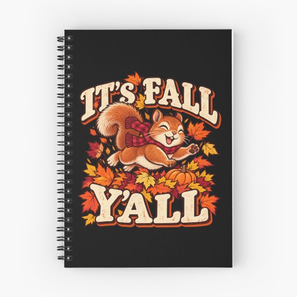 Item preview, It’s Fall Y’all Cute Squirrel Autumn Leaves designed and sold by Kladhadredo.