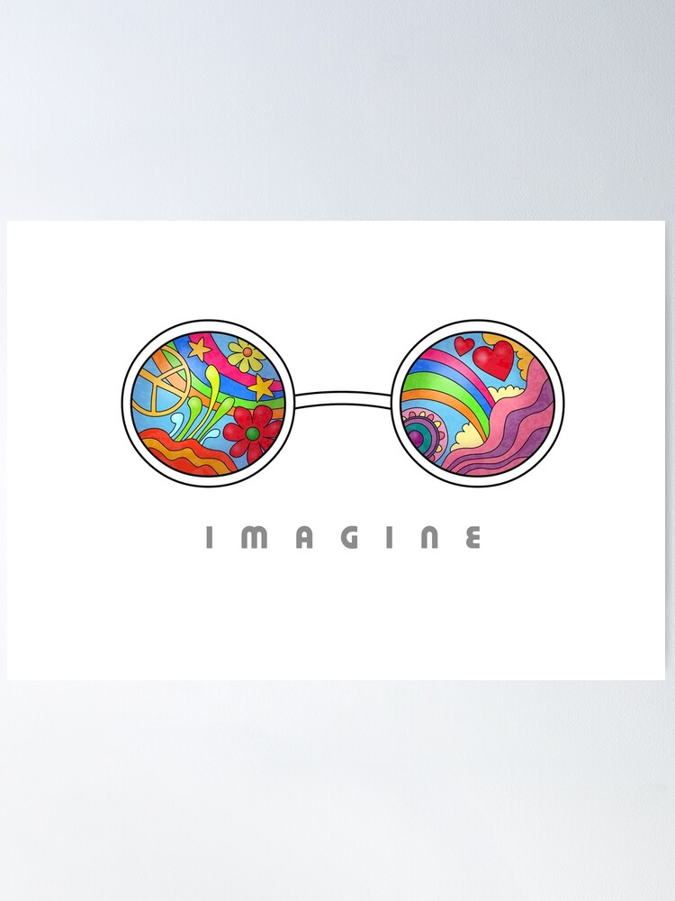 Imagine Glasses t-shirt – The Lennon Wall