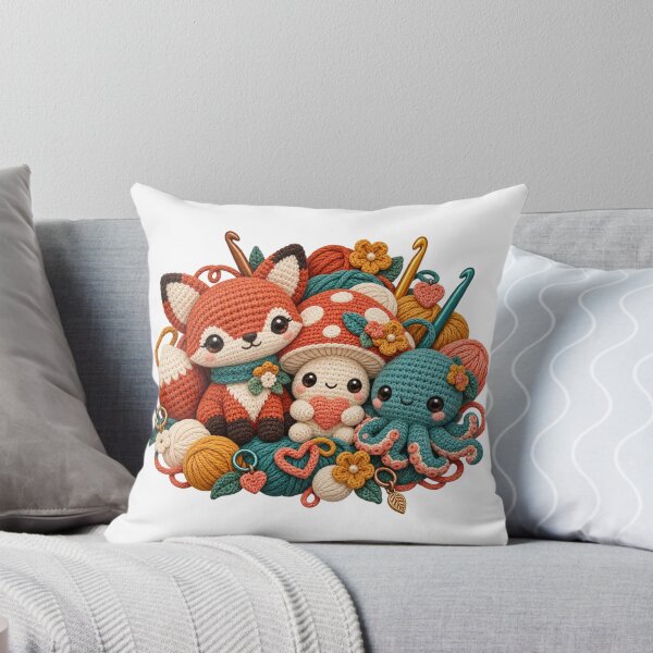 Item preview, Amigurumi Maker Gift – Colorful Crochet Friends designed and sold by UrbanCanvvas.