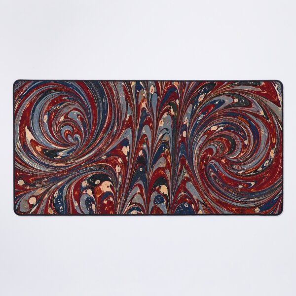 Item preview, Antique Endpaper Prints Ornate Spirals Colourful Bookish Designs designed and sold by PinUpPizzazz.