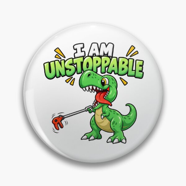 Item preview, Funny-I-Am-Unstoppable-T-Rex-Dinosaur-Grabber-Pun designed and sold by aymmens.