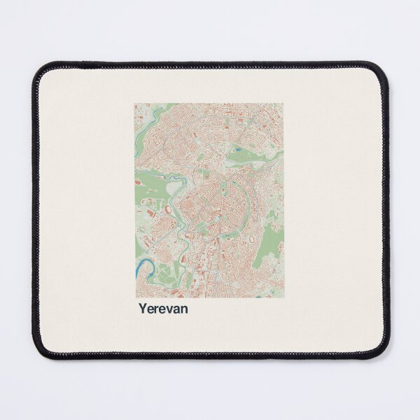 Item preview, Yerevan Minimalistic Map Art designed and sold by MapsNerd.