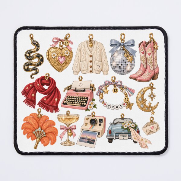 Item preview, Swiftee Bundle Eras Inspired Sticker Pack – Tay Inspired Icons, Cardigan, Mirrorball, Snake, Getaway Car & Showgirl designed and sold by taylorvinyls.