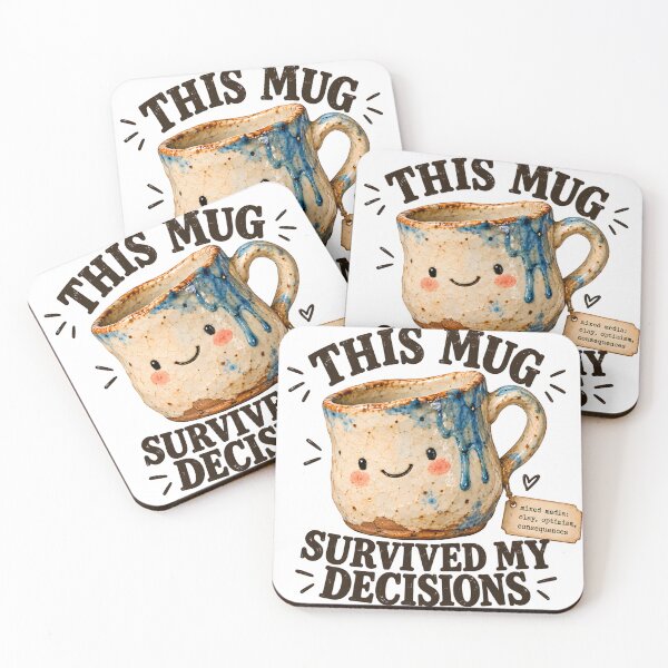 Item preview, Esta taza sobrevivió a mis decisiones - Divertido diseño de artista de cerámica designed and sold by FashCode.