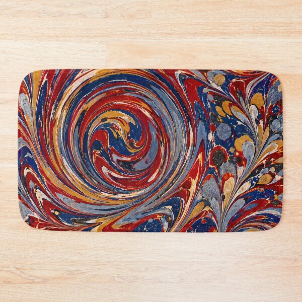 Item preview, Antique Endpaper Prints Ornate Spirals Colourful Bookish Designs designed and sold by PinUpPizzazz.