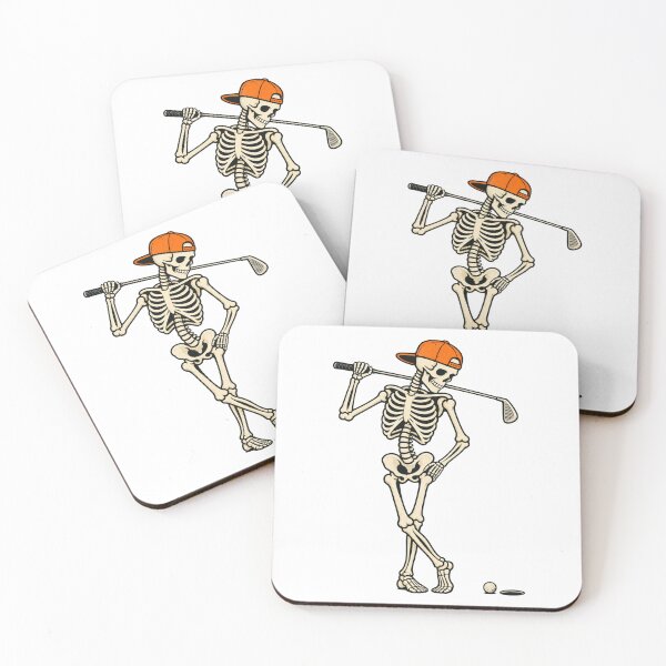 Item preview,  Funny Skeleton Golfer Watching Golf Ball designed and sold by Kladhadredo.