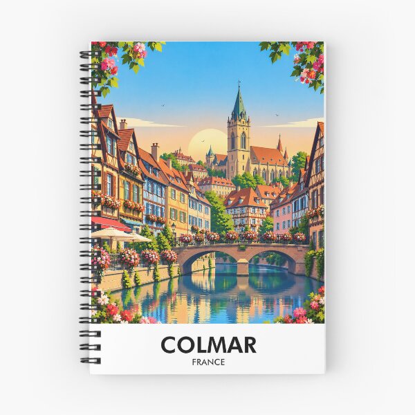 Item preview, Colmar Retro Travel Print designed and sold by HomeLivingCo.