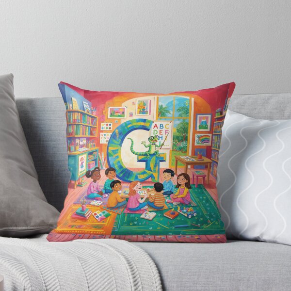 Item preview, Gecko Teaching The Alphabet designed and sold by Home Decor Art.