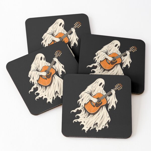 Item preview, Ghost Playing Guitar Spooky Halloween Music designed and sold by Kladhadredo.