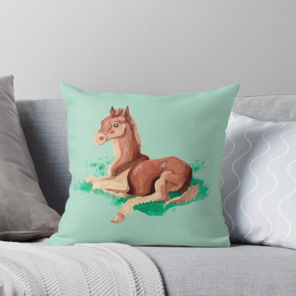 Item preview, A Foal in Field of Clovers designed and sold by ethanvsanders.