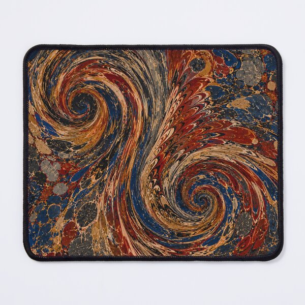Item preview, Antique Endpaper Prints Ornate Spirals Colourful Bookish Designs designed and sold by PinUpPizzazz.
