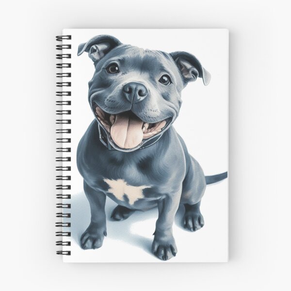Item preview, Blue Staffy Portrait designed and sold by MaedK.
