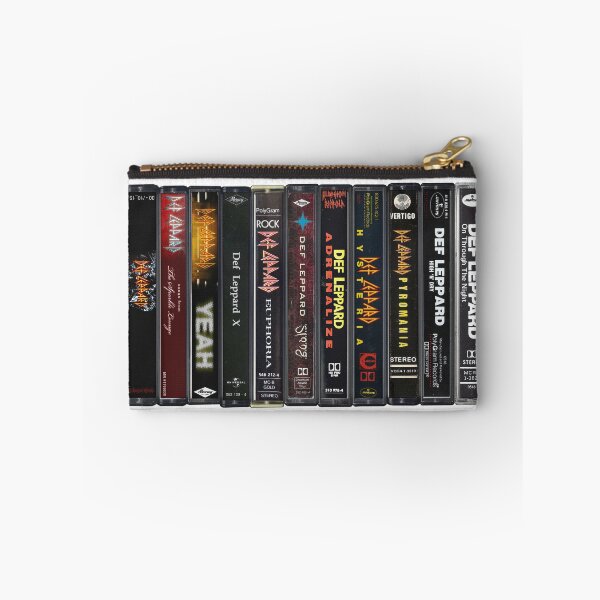 Item preview, Def Leppard - Studio Albums - Vintage Cassette Print designed and sold by Mr Mustard Prints.