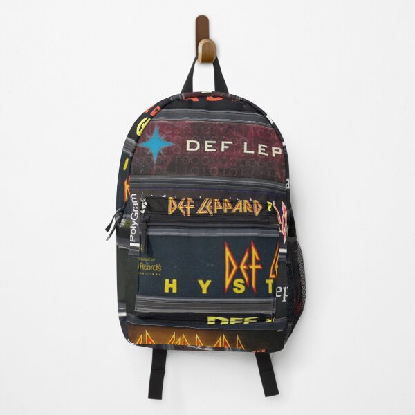 Artikelvorschau, Def Leppard – Studioalben – Vintage-Kassettendruck entworfen und verkauft von Mr Mustard Prints.