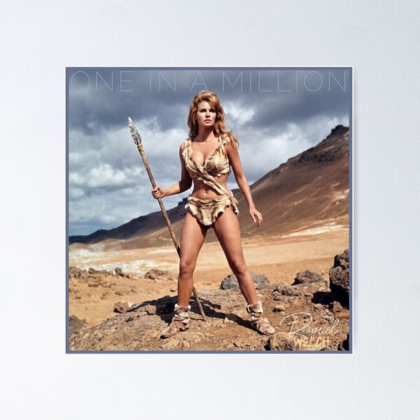 Aperçu de l'œuvre RAQUEL WELCH - UNE SUR UN MILLION créée et vendue par BabaSoti.