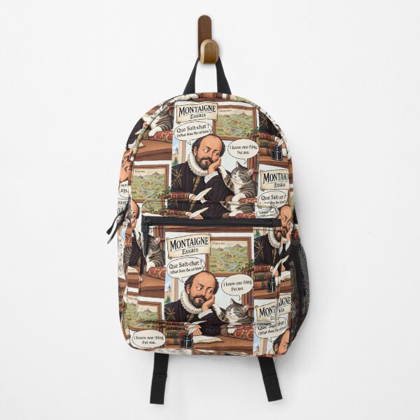 Item preview, Que Sait-chat? Montaigne and Cat Philosophy - Funny Literature Gift designed and sold by SammyMorry.