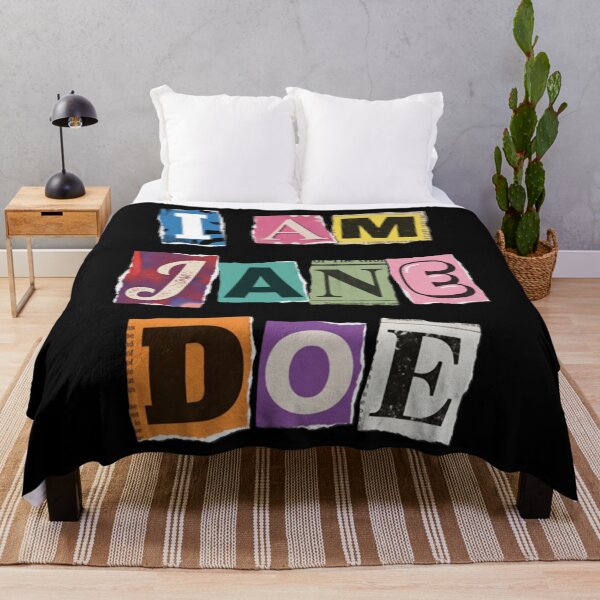 Item preview, I Am Jane Doe Ransom Note Style Feminist Protest designed and sold by Decoration Ideas.