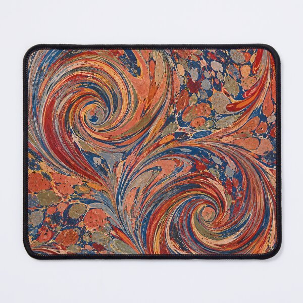Item preview, Antique Endpaper Prints Ornate Spirals Colourful Bookish Designs designed and sold by PinUpPizzazz.