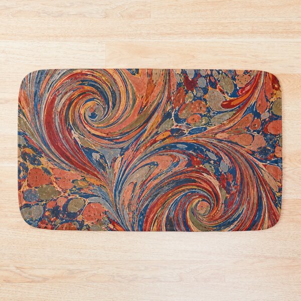 Item preview, Antique Endpaper Prints Ornate Spirals Colourful Bookish Designs designed and sold by PinUpPizzazz.