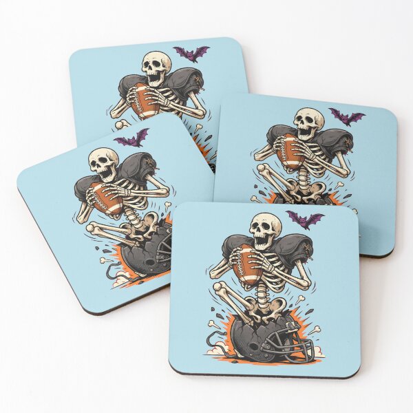 Item preview, Funny Skeleton Playing Football Halloween Player Costume designed and sold by Redgiant87x.