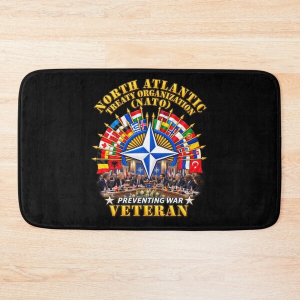 Item preview, NATO - Polished NATO Veteran - with flags - Meeting Scene - 3D - Transparent designed and sold by Military Insignia Products.