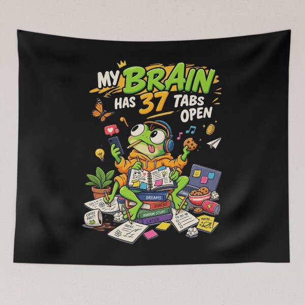 Item preview, My Brain Has 37 Tabs Open designed and sold by waikibi ⭐⭐⭐⭐.