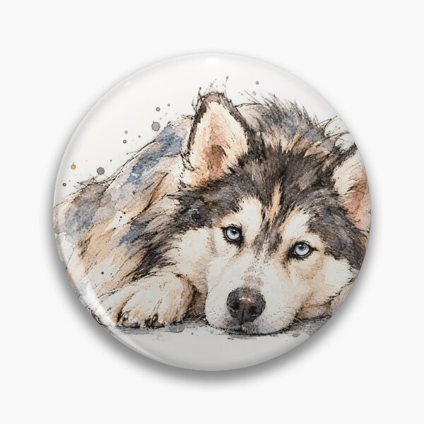 Item preview, Resting Husky designed and sold by Quelon.