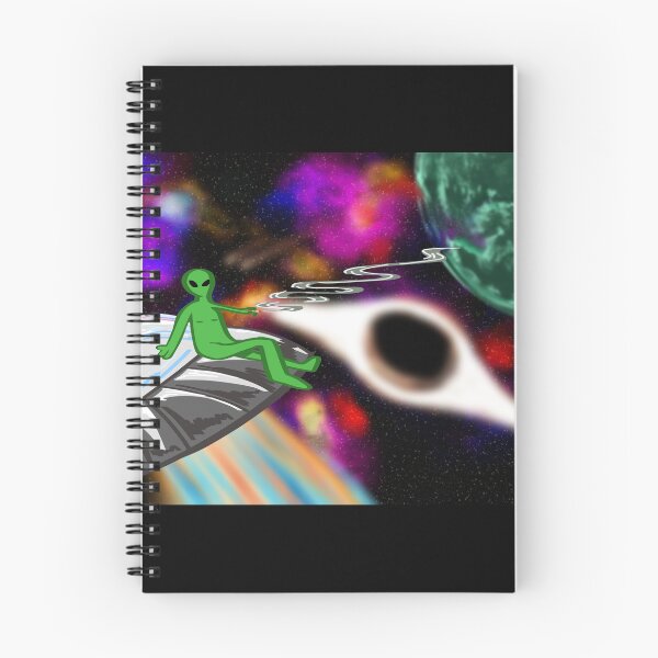 Item preview, Psychedelic Alien smoking on a cigarette  designed and sold by Virellian Merch.