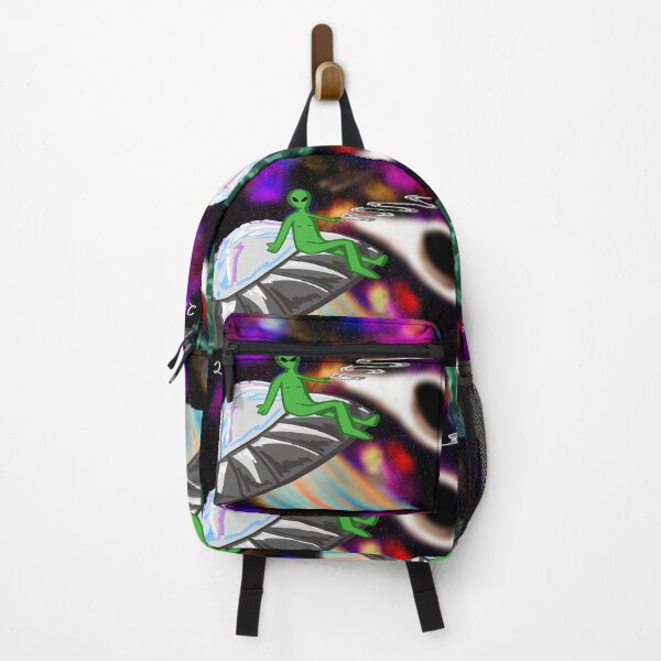 Item preview, Psychedelic Alien smoking on a cigarette designed and sold by Virellian Merch.