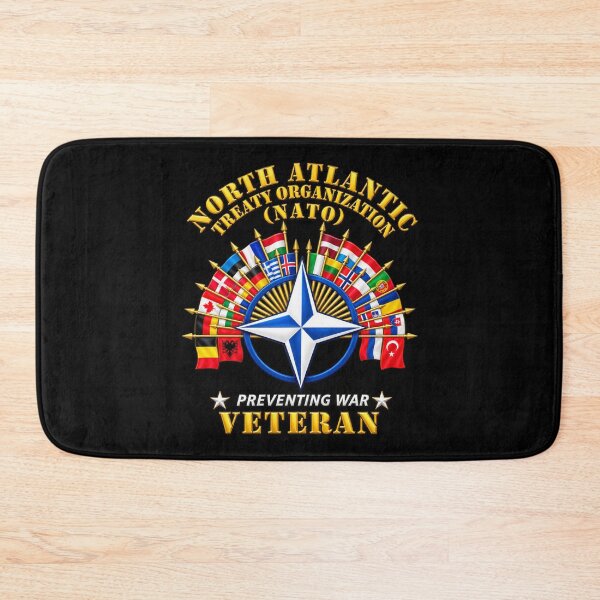 Item preview, NATO - Polished NATO Veteran - with flags - 3D - Transparent designed and sold by Military Insignia Products.
